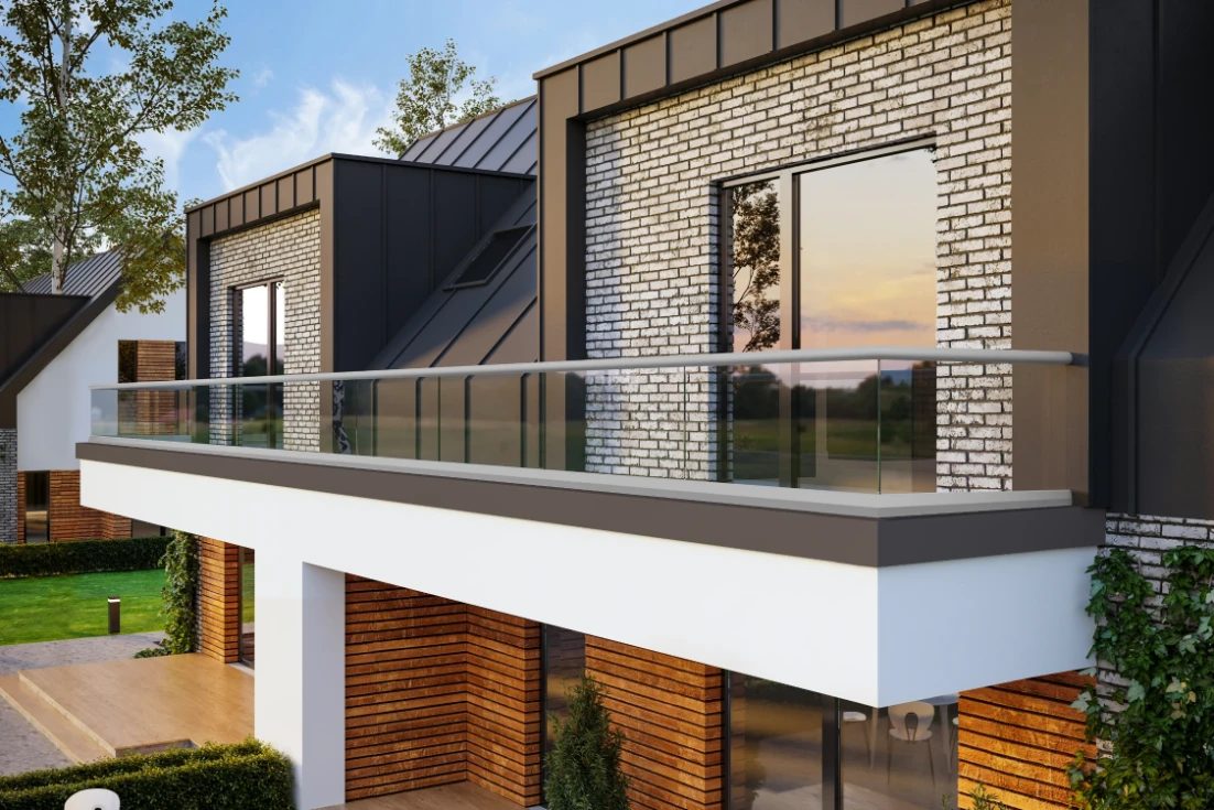 Aluminium Glass Railing